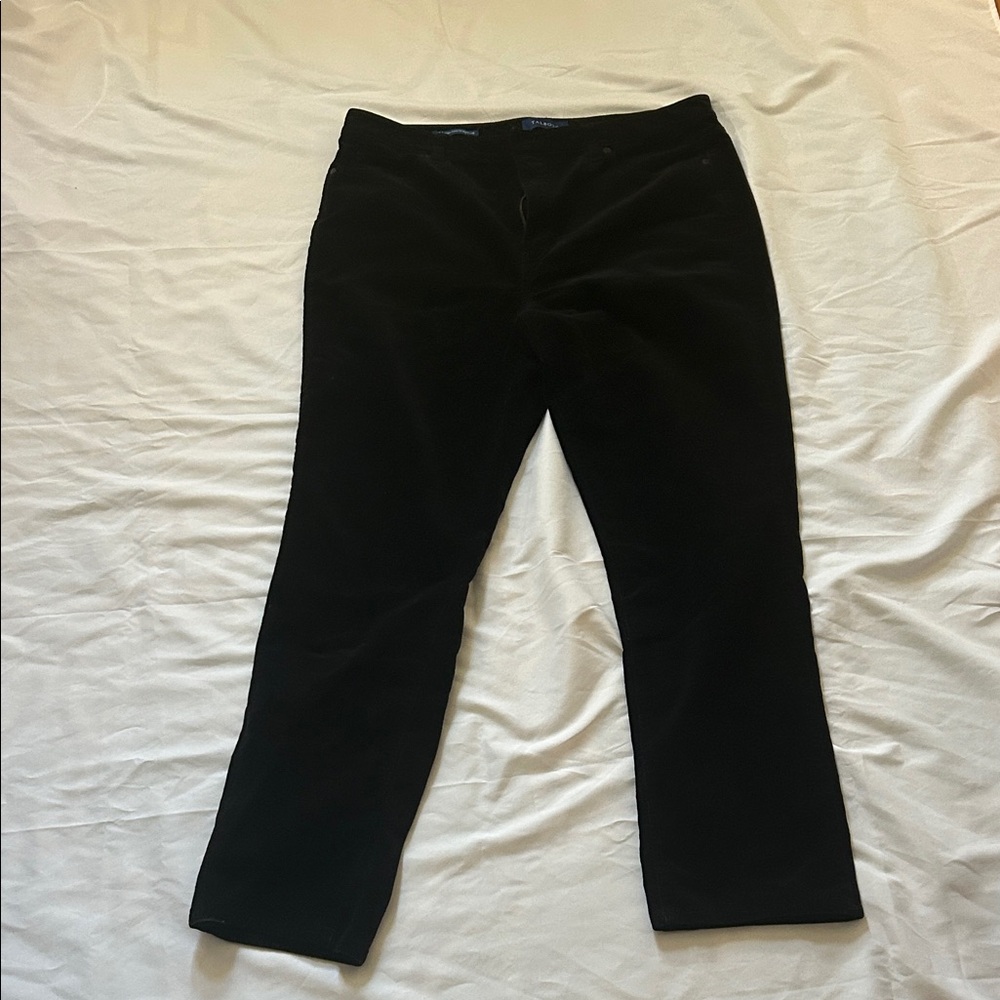 Talbots Classic Black Straight Leg Pants- size 16